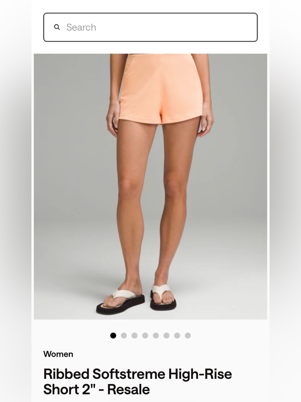 Lululemon Ribbed Softstreme Set Peach Bellini #lululemon #set